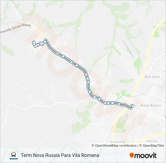 085 VILA ROMANA Bus Line Map