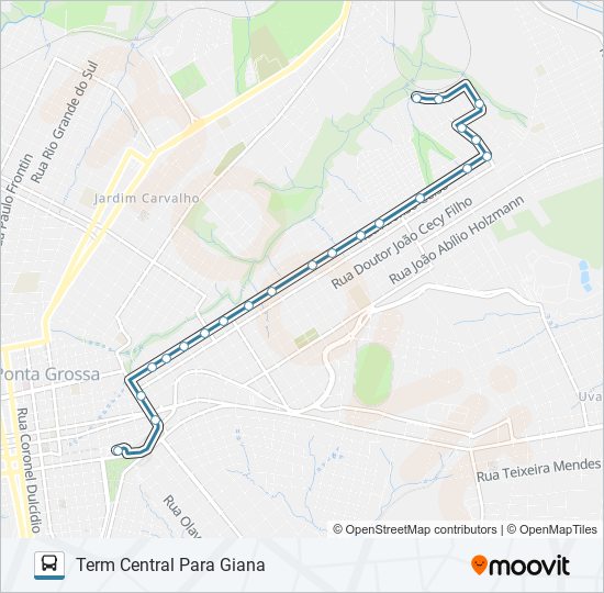 188 31 DE MARÇO bus Line Map