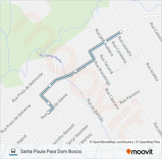 197 SANTA PAULA Bus Line Map