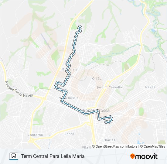 215 LEILA MARIA bus Line Map