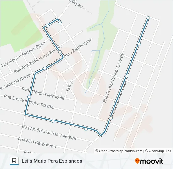 215 LEILA MARIA Bus Line Map