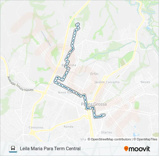 215 LEILA MARIA Bus Line Map