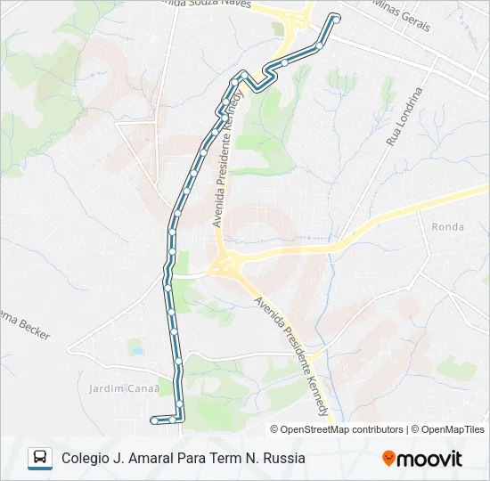 056 BUENOS AIRES Bus Line Map