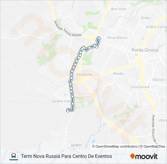 Mapa da linha 056 BUENOS AIRES de ônibus