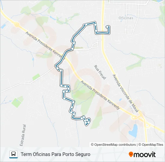 061 PORTO SEGURO Bus Line Map