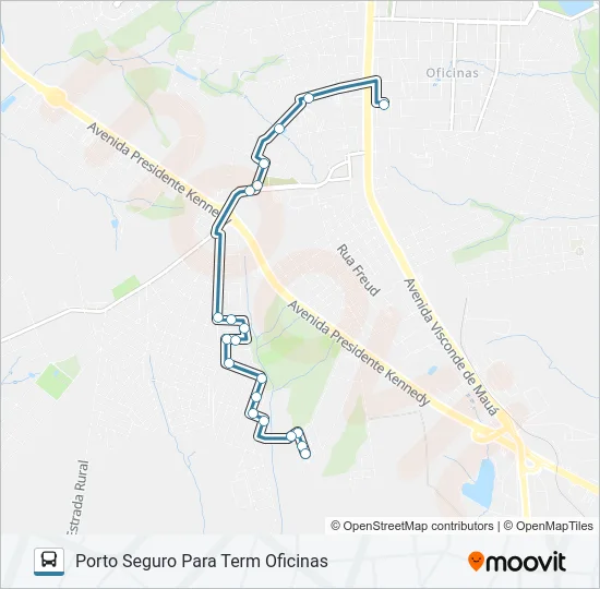 061 PORTO SEGURO Bus Line Map