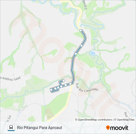 123 RIO PITANGUI Bus Line Map