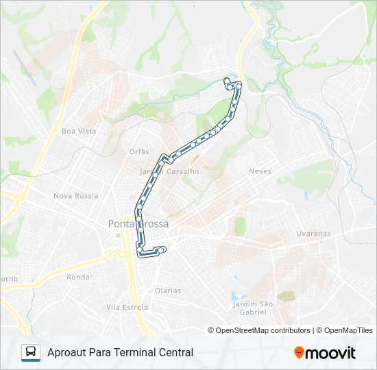 123 RIO PITANGUI Bus Line Map