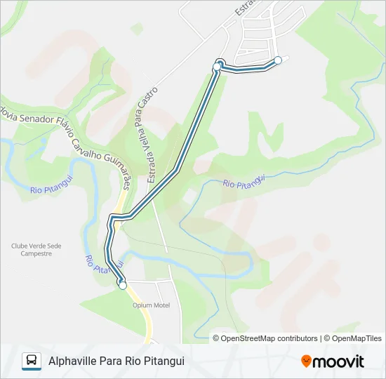 123 RIO PITANGUI Bus Line Map