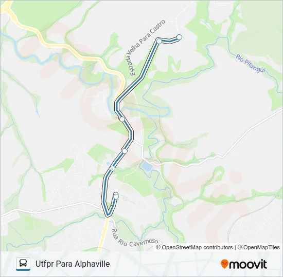123 RIO PITANGUI Bus Line Map