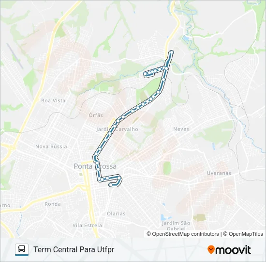 123 RIO PITANGUI Bus Line Map