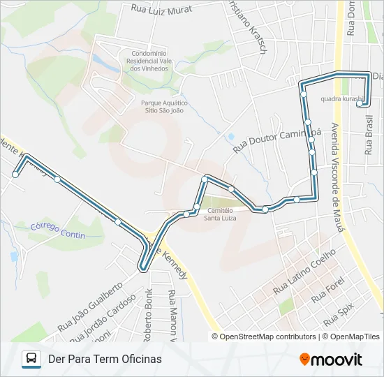 181 MARIA OTILIA Bus Line Map