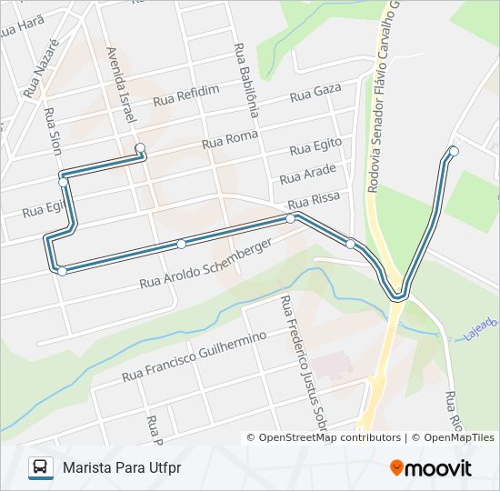 Mapa de 198 SANTA MONICA de autobús
