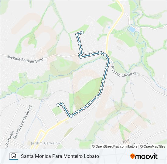 198 SANTA MONICA bus Line Map