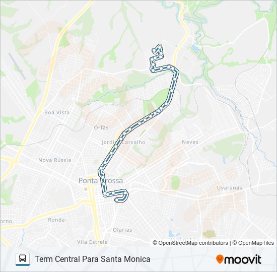 198 SANTA MONICA bus Line Map