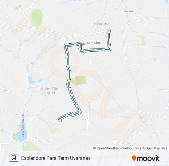 063 RECANTO VERDE bus Line Map