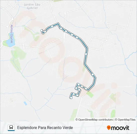 063 RECANTO VERDE Bus Line Map