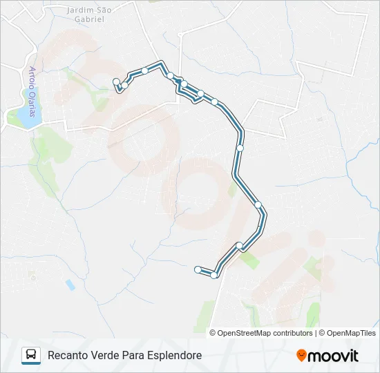 063 RECANTO VERDE Bus Line Map
