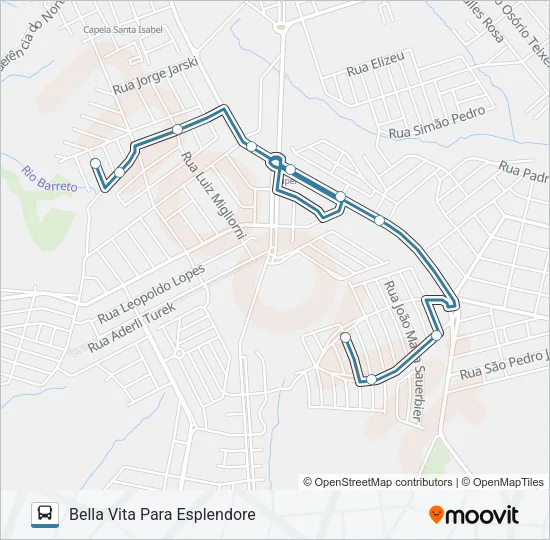 063 RECANTO VERDE Bus Line Map