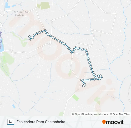 063 RECANTO VERDE Bus Line Map