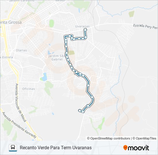 063 RECANTO VERDE bus Line Map