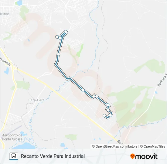 063 RECANTO VERDE Bus Line Map