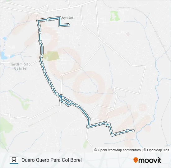 063 RECANTO VERDE Bus Line Map