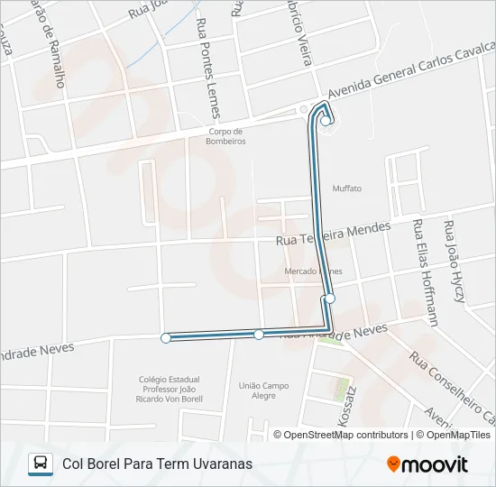 063 RECANTO VERDE Bus Line Map