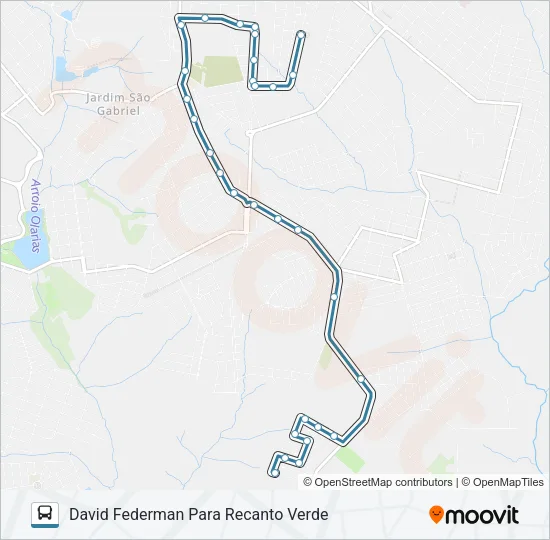063 RECANTO VERDE Bus Line Map
