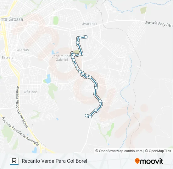 063 RECANTO VERDE Bus Line Map