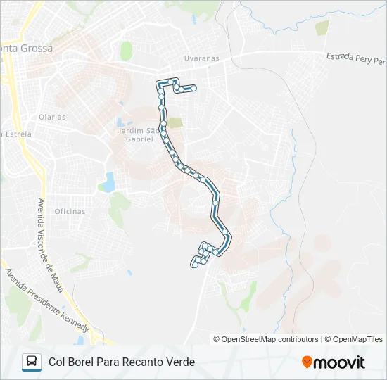 063 RECANTO VERDE Bus Line Map