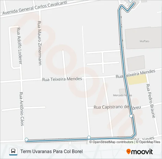 063 RECANTO VERDE Bus Line Map