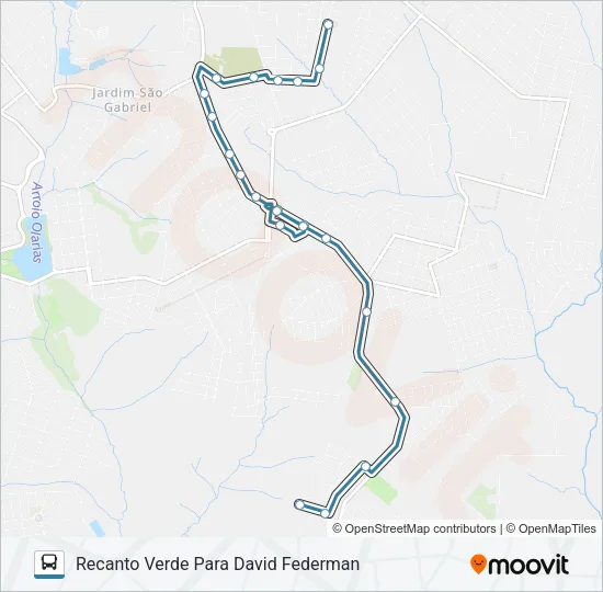 063 RECANTO VERDE Bus Line Map