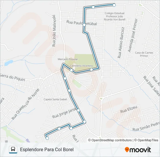 063 RECANTO VERDE Bus Line Map