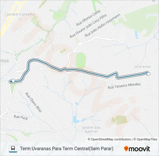 077 LAGOA DOURADA Bus Line Map