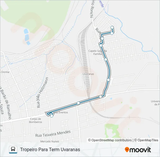 077 LAGOA DOURADA Bus Line Map