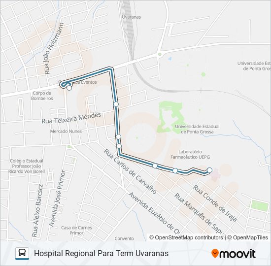 194 SAO FRANCISCO bus Line Map