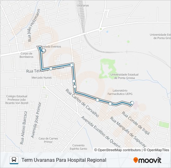 194 SAO FRANCISCO bus Line Map