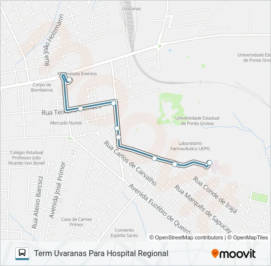 194 SAO FRANCISCO Bus Line Map