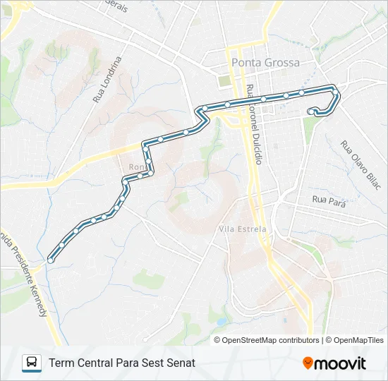 195 RONDA PEIXOTO Bus Line Map