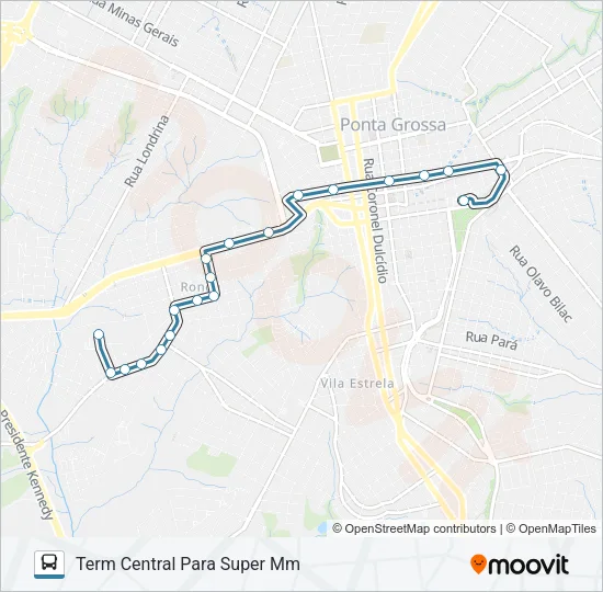 195 RONDA PEIXOTO Bus Line Map