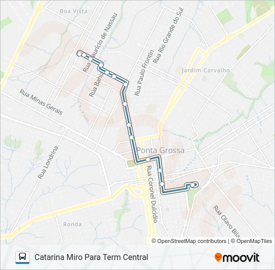 211 CATARINA MIRO Bus Line Map