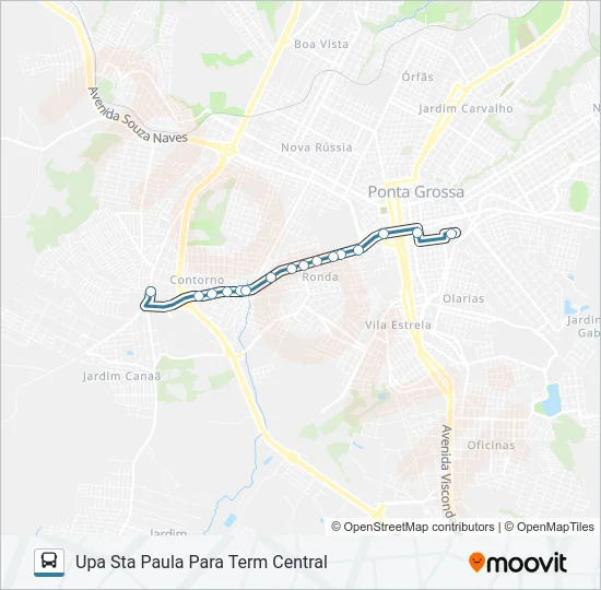 064 ROMA VIA CANAA Bus Line Map