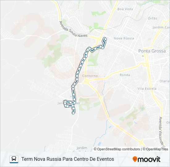 064 ROMA VIA CANAA Bus Line Map