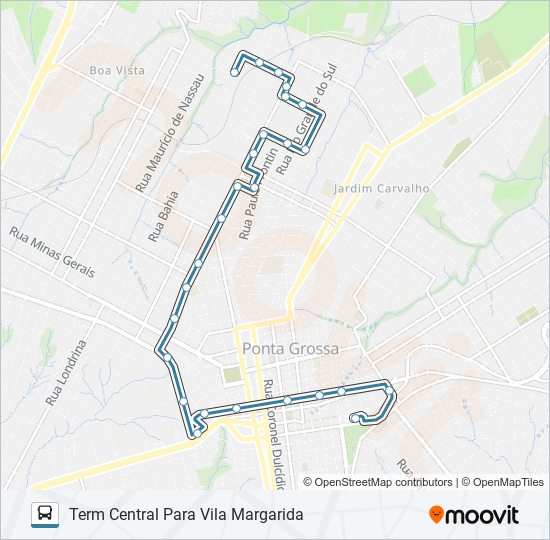 103 VILA MARGARIDA bus Line Map