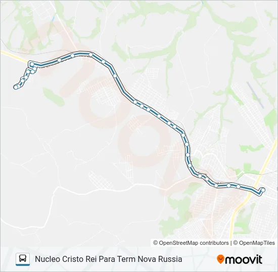 180 NUCLEO CRISTO REI Bus Line Map