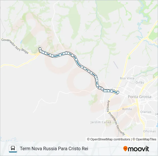180 NUCLEO CRISTO REI Bus Line Map