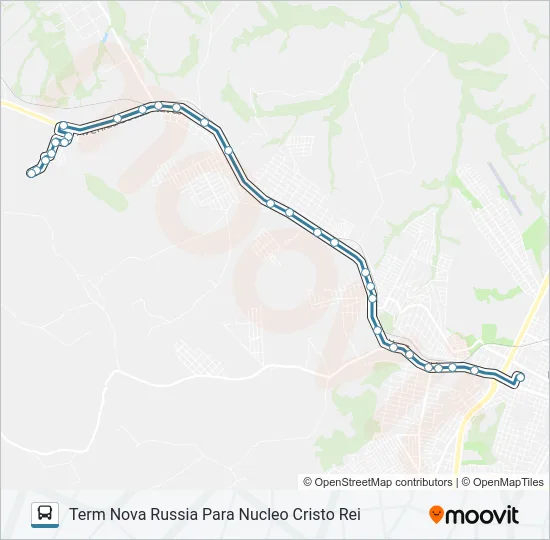 180 NUCLEO CRISTO REI Bus Line Map