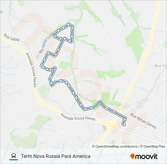 143 SANTA LUZIA VIA BONSUCESSO Bus Line Map