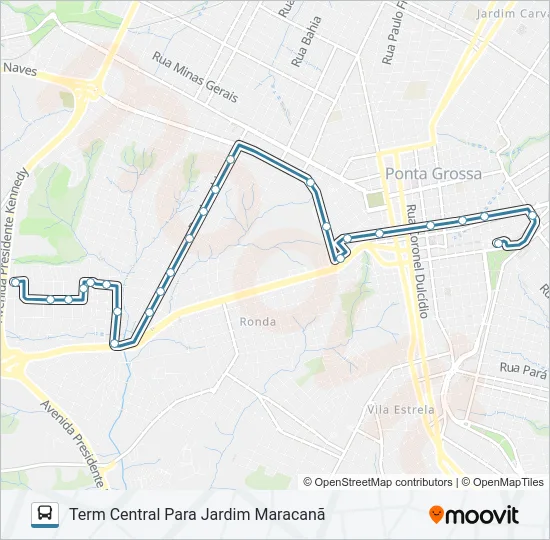 060 JARDIM MARACANÃ Bus Line Map